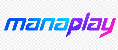 Logo manaplay berwarna biru